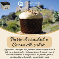 PANETTONE BURRO D'ARACHIDI E CARAMELLO 1 KG