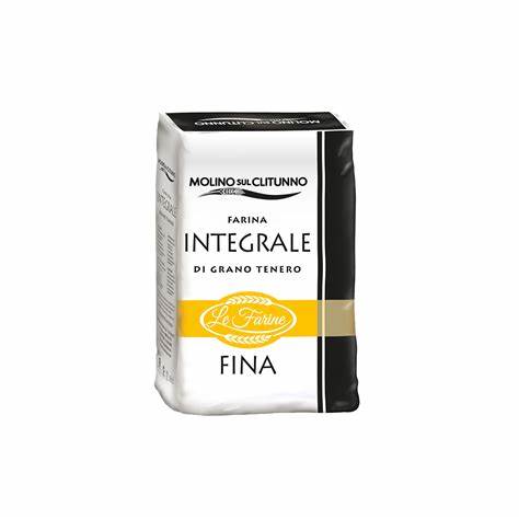 FARINA MOLINO CLITUNNO INTEGRALE FINE 25 KG
