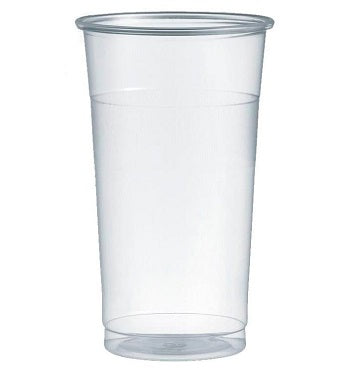 BICCHIERI PLASTICA TRASPARENTE CILINDRICO PET 350CC PZ.50