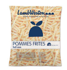 PATATE LW 9X9 JUST FRIES 4X2,5 KG