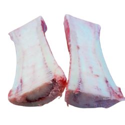 BOVINO ADULTO   OSSO DI STINCO TAGLIATO IN 2 META' 1 KG CIRCA